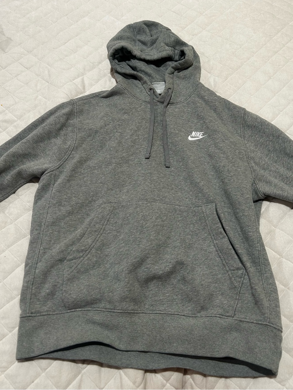 Nike Men's Gray Pullover Hoodie